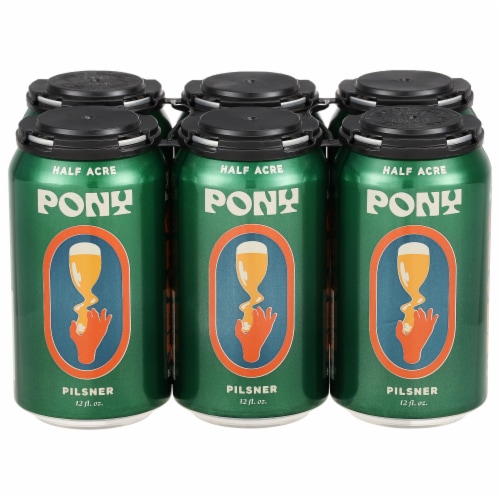 Half Acre Pony Pilsner Perspective: front