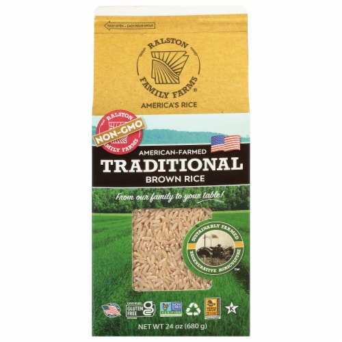 Ralston Family Farms® Traditional Brown Rice Perspective: front