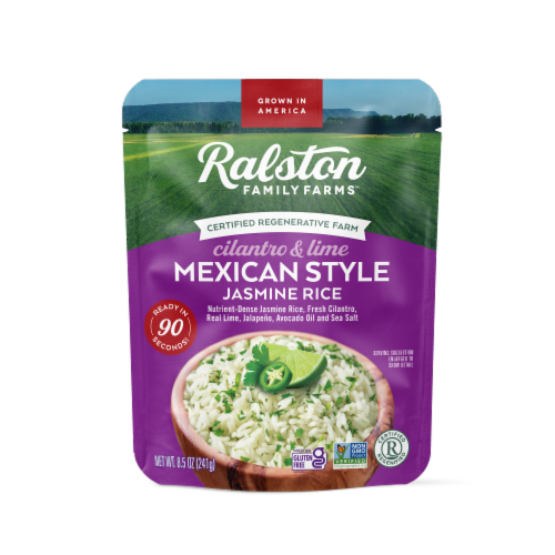 Ralston Family Farms™ Heat & Eat Mexican Style Jasmine Rice Perspective: front