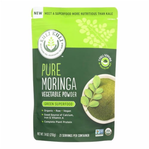 KULI KULI Organic Pure Moringa Powder Perspective: front