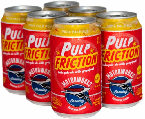 Motorworks Brewing Pulp Friction Grapefruit IPA Perspective: front