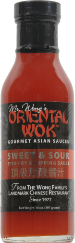 Oriental Wok Sweet and Sour Sauce Perspective: front