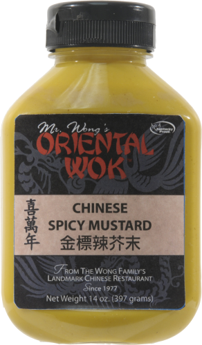 Oriental Wok Chinese Spicy Mustard Perspective: front