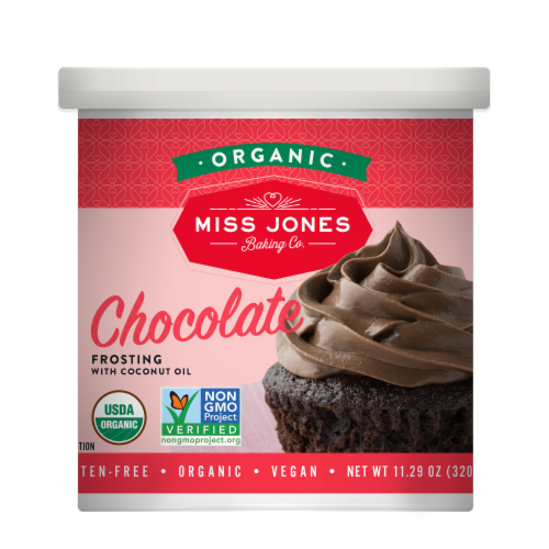 Miss Jones Organic Chocolate Frosting Perspective: front