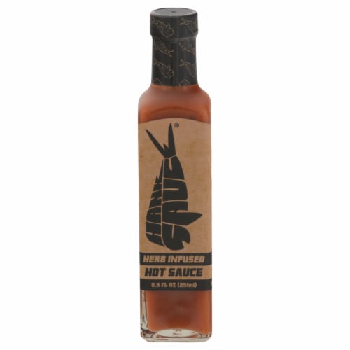 Hank Sauce® Herb Infused Hot Sauce Perspective: front