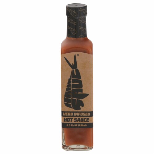 Hank Sauce® Herb Infused Hot Sauce Perspective: front