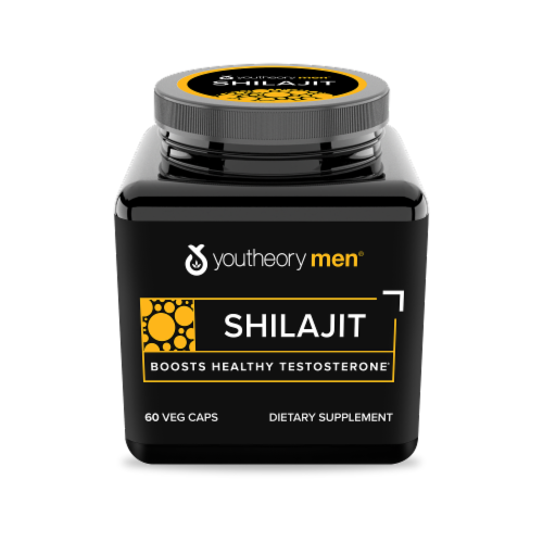 Youtheory Mens Shilajit Capsules Perspective: front