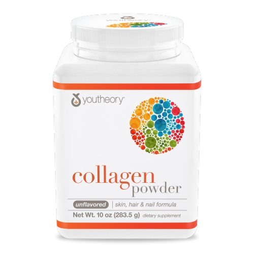 Youtheory® Unflavored Collagen Powder Dietary Supplement Perspective: front