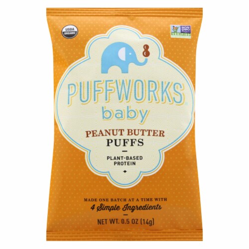 Puffworks Puff Baby Peanut Butter .5 oz 6 Pack, Case of 6 .5 OZ
