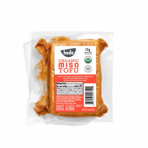 Hodo® Organic Miso Tofu Perspective: front