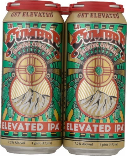 La Cumbre Brewing Elevated IPA Perspective: front