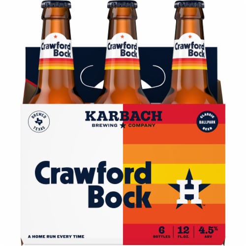Karbach Brewing Co. Crawford Bock Beer Perspective: front