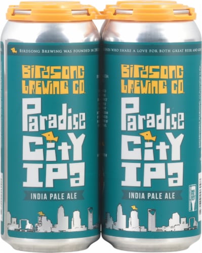 Birdsong Brewing Co. Paradise City Session IPA Perspective: front