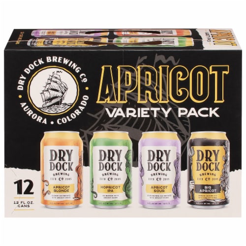Dry Dock Brewing Aprcat Variety Pack Perspective: front