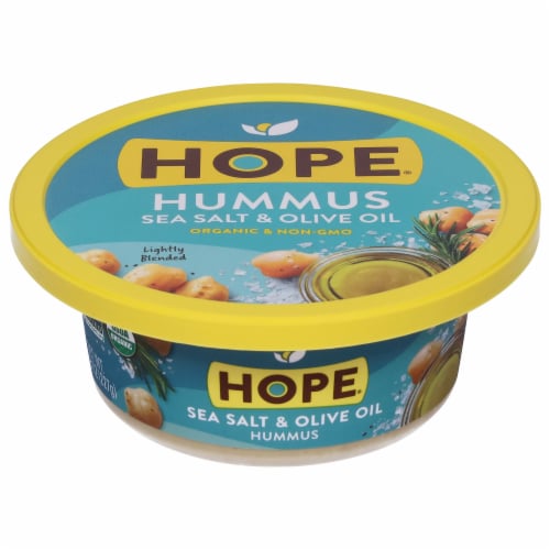 Hope® Sea Salt & Olive Oil Hummus 8 oz Perspective: front