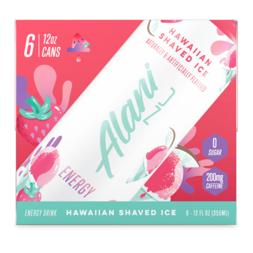 Alani NU Hawaiian Shaved Ice Energy Drink Perspective: front