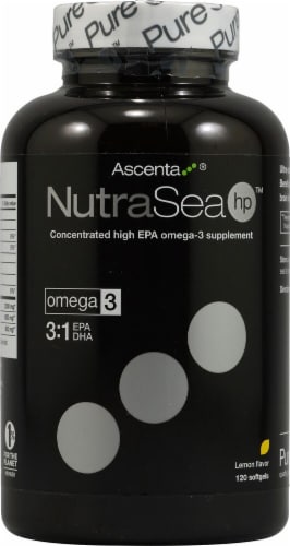 Ascenta  NutraSea HP™   Lemon Perspective: front