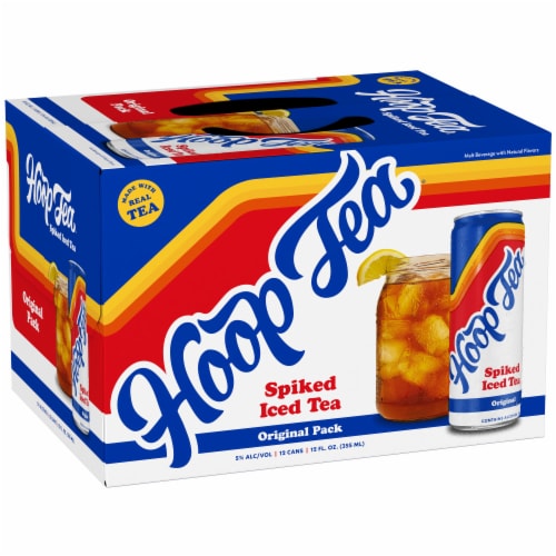 Hoop Tea Original Spiked Iced Tea Perspective: front