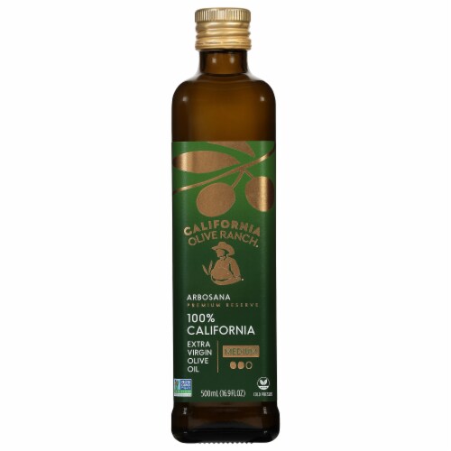 California Olive Ranch® Arbosana Extra Virgin Olive Oil Perspective: front