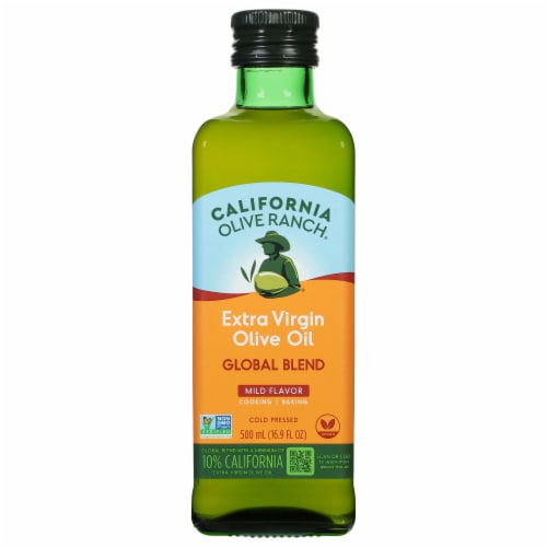 California Olive Ranch® Destination Series Mild Blend Extra Virgin Olive Oil Perspective: front
