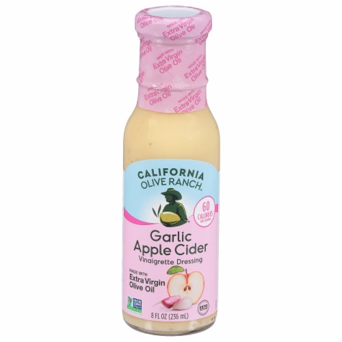 California Olive Ranch® Garlic Apple Cider Vinaigrette Dressing Perspective: front