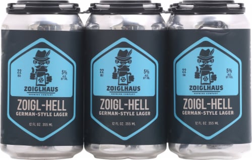 Zoiglhaus Brewing Company Zoigl-Hell German-Style Lager Beer Perspective: front