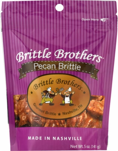 Brittle Brothers Pecan Brittle Perspective: front