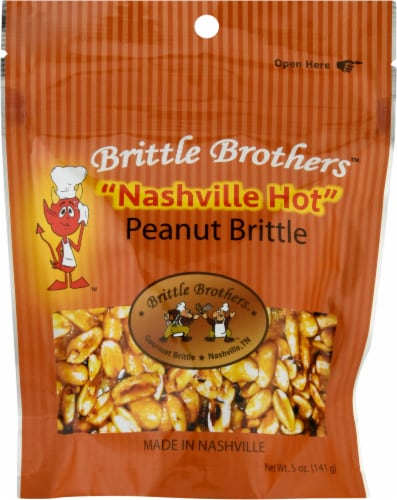 Brittle Brothers Nashville Hot Peanut Brittle Perspective: front