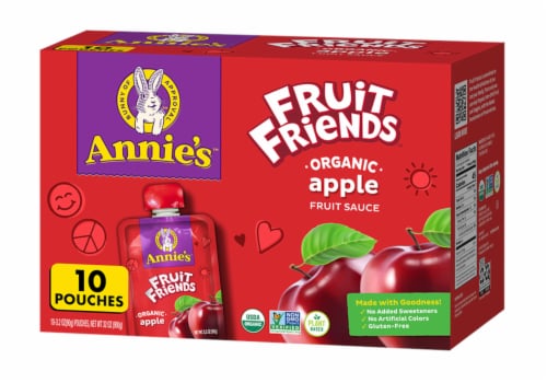 Annie's™ Fruit Friends™ Organic Apple Fruit Sauce Multipack Perspective: front