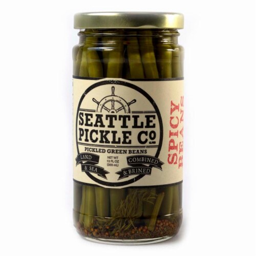 Seattle Pickle Co. Pickled Green Beans Perspective: front