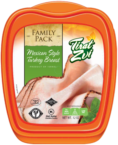 Tirat Zvi Mexican Style Kosher Turkey Breast Perspective: front