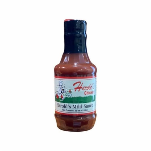 Harold's Chicken Mild Hot Sauce Perspective: front