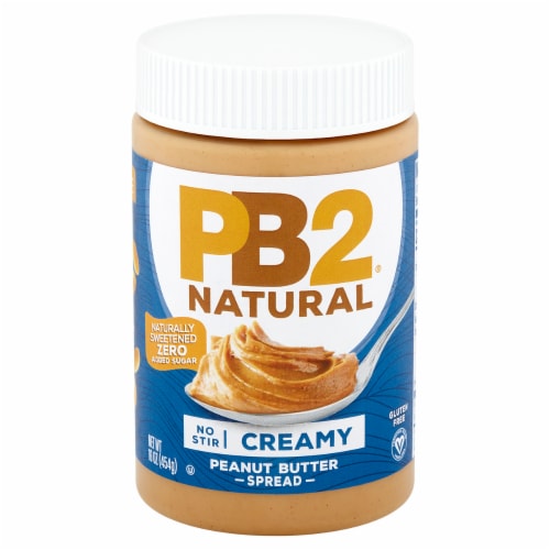 PB2® Natural No Stir Creamy Peanut Butter Spread Perspective: front