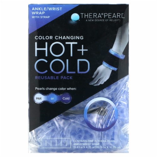 TheraPearl Ankle & Wrist Wrap with Strap Perspective: front