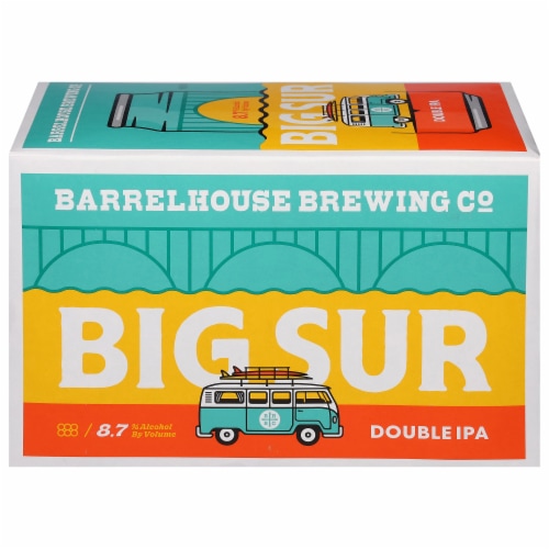 BarrelHouse Brewing Co Big Sur Double IPA Beer Perspective: front