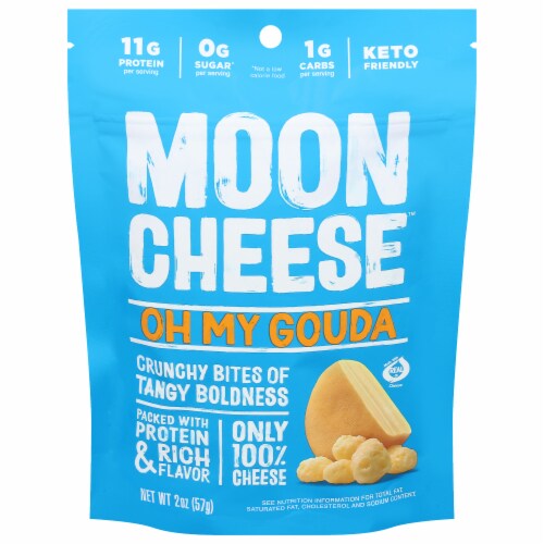 Moon Cheese™ Oh My Gouda Crunchy Snacks Perspective: front