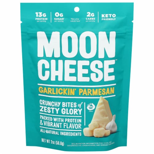 Moon Cheese Garlickin' Parmesan Bites Perspective: front