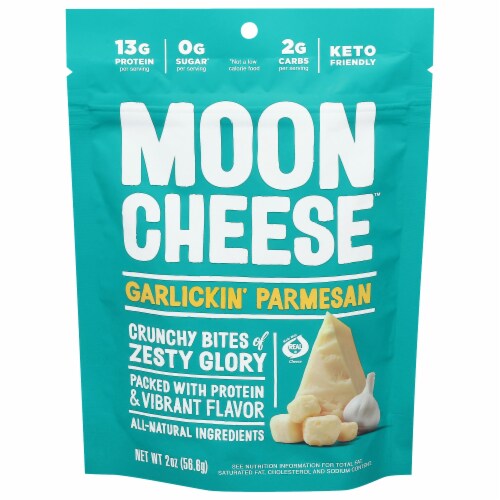Moon Cheese Garlickin' Parmesan Bites Perspective: front
