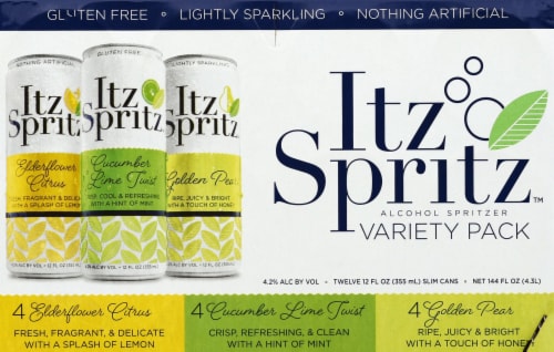 Itz Spritz Alcohol Spritzer Ready to Drink Cocktail Variety Pack Perspective: front