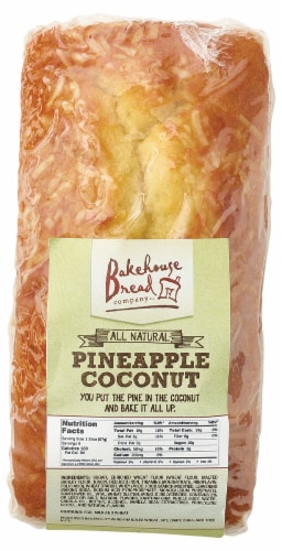 Bakehouse Pineapple Coconut Bread Perspective: front