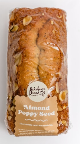 Bakehouse Almond Poppyseed Bread Perspective: front