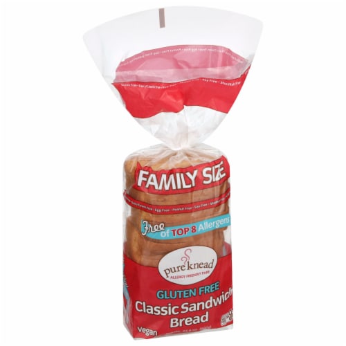 Pure Knead® Gluten Free Sandwich Bread Family SIze Perspective: front