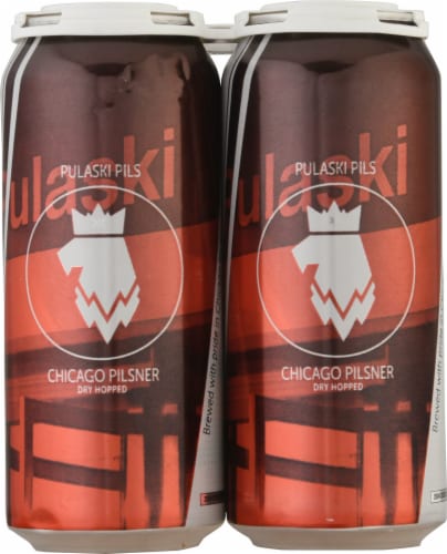 Maplewood Brewery Dry Hopped Chicago Pilsner Beer Perspective: front