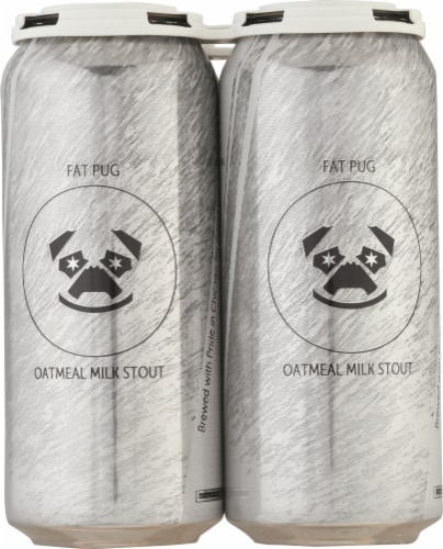 Maplewood Brewery Fat Pug Oatmeal Milk Stout Perspective: front