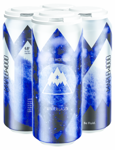 Maplewood Silver Morning Winter Lager Perspective: front