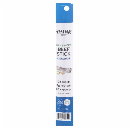 Think Jerky Grass-Fed Original Beef Stick Perspective: front