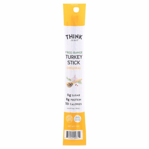 Think Jerky® Original Free-Range Turkey Stick Perspective: front