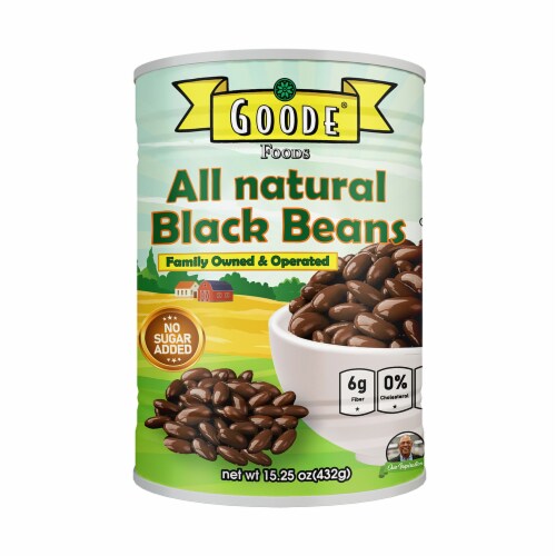 Goode Foods Black Beans Perspective: front