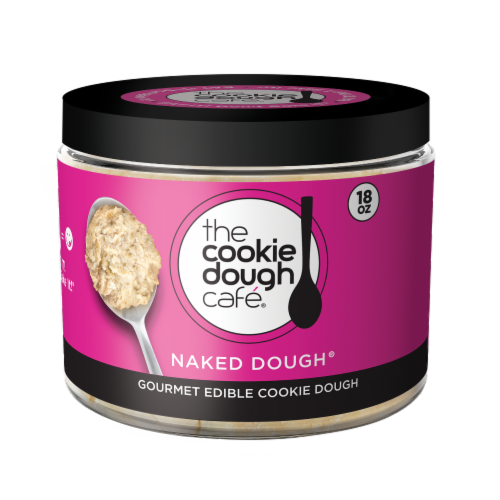 The Cookie Dough Cafe Naked Dough Gourmet Edible Cookie Dough, 18 oz