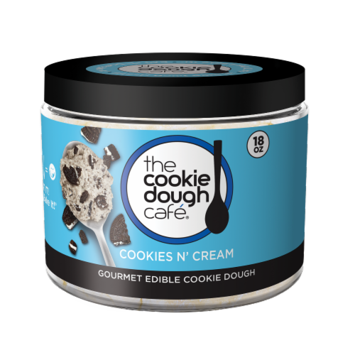 The Cookie Dough Cafe Cookies N' Cream Edible Cookie Dough Perspective: front